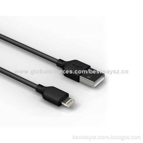 USB cable for iPhone, with MFI certificate, 8 pin connector, length 1 meter
